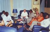 Einladung - Familie des Präsidenten in Dakar/Senegal